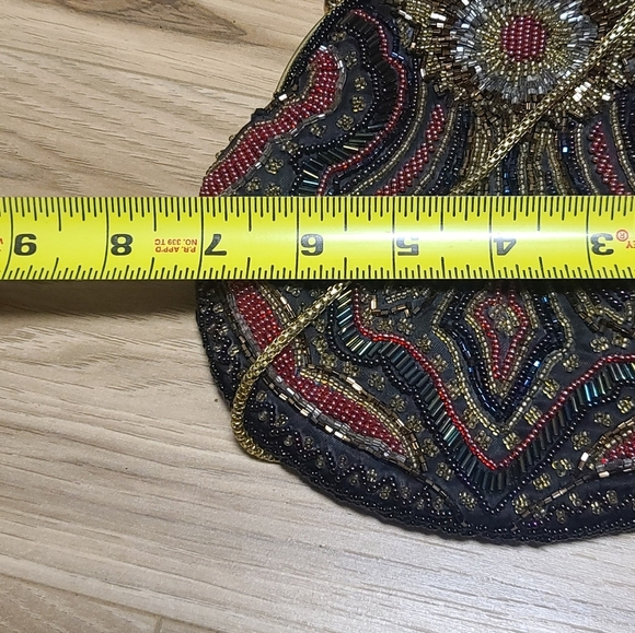 Vintage art deco beaded purse - Picture 6 of 10